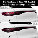 Fits Mercedes-Benz EQE SUV 2023+ Full Headlight Taillight Precut Smoked PPF Tint Kit Film Overlay