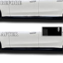 Fits Mercedes-Benz EQE Sedan 2023-2026 Vinyl Chrome Delete Grille Blackout Decal Stickers Overlay Film