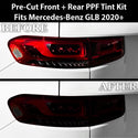 Fits Mercedes-Benz GLB 2020+ Full Headlight Taillight Precut Smoked PPF Tint Kit Film Overlay