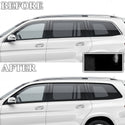 Fits Mercedes-Benz GLS 2017-2019 Vinyl Chrome Delete Grille Blackout Decal Stickers Overlay Film
