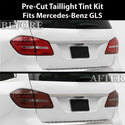 Mercedes-Benz GLS 2017-2019 Dark Smoke Headlight & Taillight Tint Kit – Precut Vinyl Lens Overlays Film