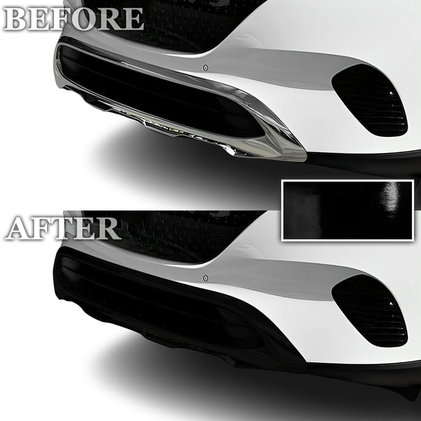 Fits Mercedes-Benz EQE SUV 2023+ Vinyl Chrome Delete Grille Blackout Decal Stickers Overlay Film