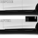 Fits Mercedes-Benz EQE SUV 2023+ Vinyl Chrome Delete Grille Blackout Decal Stickers Overlay Film