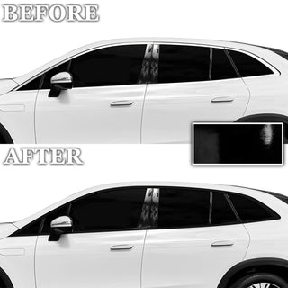 Fits Mercedes-Benz EQE SUV 2023+ Vinyl Chrome Delete Grille Blackout Decal Stickers Overlay Film