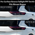 Nissan Rogue 2021–2025 Dark Smoke Headlight & Taillight Tint Kit – Precut Vinyl Lens Overlays