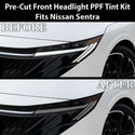 Nissan Sentra 2026+ Dark Smoke Headlight & Taillight Tint Kit – Precut Vinyl Lens Overlays Film