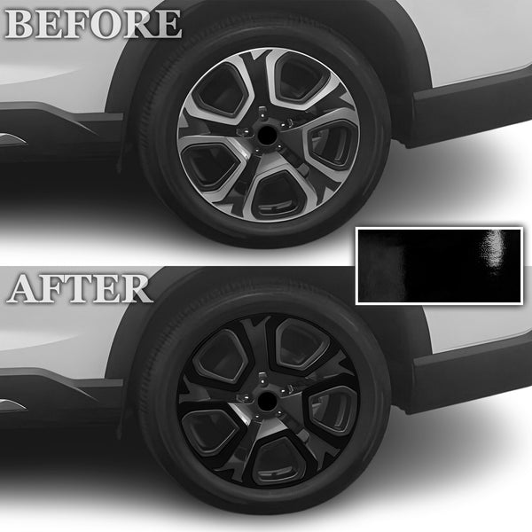 Vinyl Chrome Delete Grille Rear Bumper Wheel Blackout Decal Stickers Overlay Film Fits Subaru Ascent 2023-2024