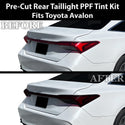 Toyota Avalon 2019-2022 Dark Smoke Headlight & Taillight Tint Kit – Precut Vinyl Lens Overlays Film