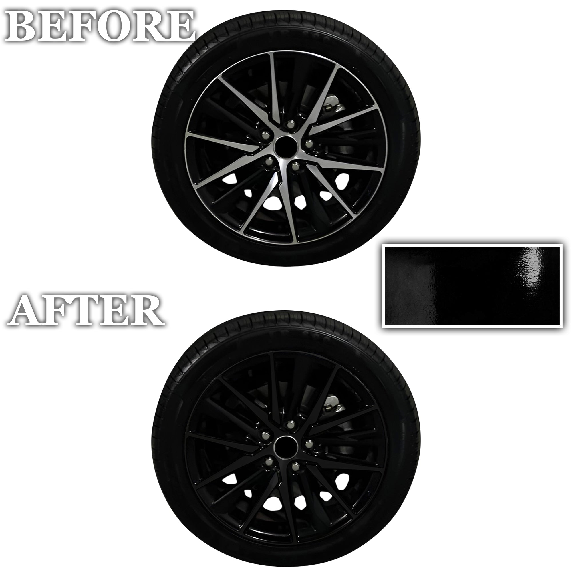 Toyota Camry 2018-2024 Blackout Chrome Delete Kit – Precut Gloss Black Vinyl Overlays