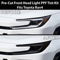 Toyota RAV4 2026-2027 Dark Smoke Headlight & Taillight Tint Kit – Precut Vinyl Lens Overlays Film