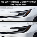 Toyota RAV4 2026-2027 Dark Smoke Headlight & Taillight Tint Kit – Precut Vinyl Lens Overlays Film