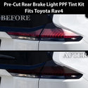 Toyota RAV4 2026-2027 Dark Smoke Headlight & Taillight Tint Kit – Precut Vinyl Lens Overlays Film