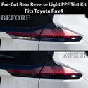 Toyota RAV4 2026-2027 Dark Smoke Headlight & Taillight Tint Kit – Precut Vinyl Lens Overlays Film