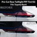 Toyota RAV4 2026-2027 Dark Smoke Headlight & Taillight Tint Kit – Precut Vinyl Lens Overlays Film