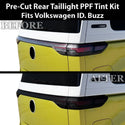 Volkswagen ID. Buzz 2025 Dark Smoke Headlight & Taillight Tint Kit – Precut Vinyl Lens Overlays Film