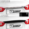 Vinyl Chrome Delete Side Window Grille Rear Trim Blackout Decal Stickers Overlay Film Fits Infiniti Q50 2018 2019 2020 2021 2022 2023