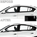 Vinyl Chrome Delete Side Window Grille Rear Trim Blackout Decal Stickers Overlay Film Fits Infiniti Q50 2018 2019 2020 2021 2022 2023