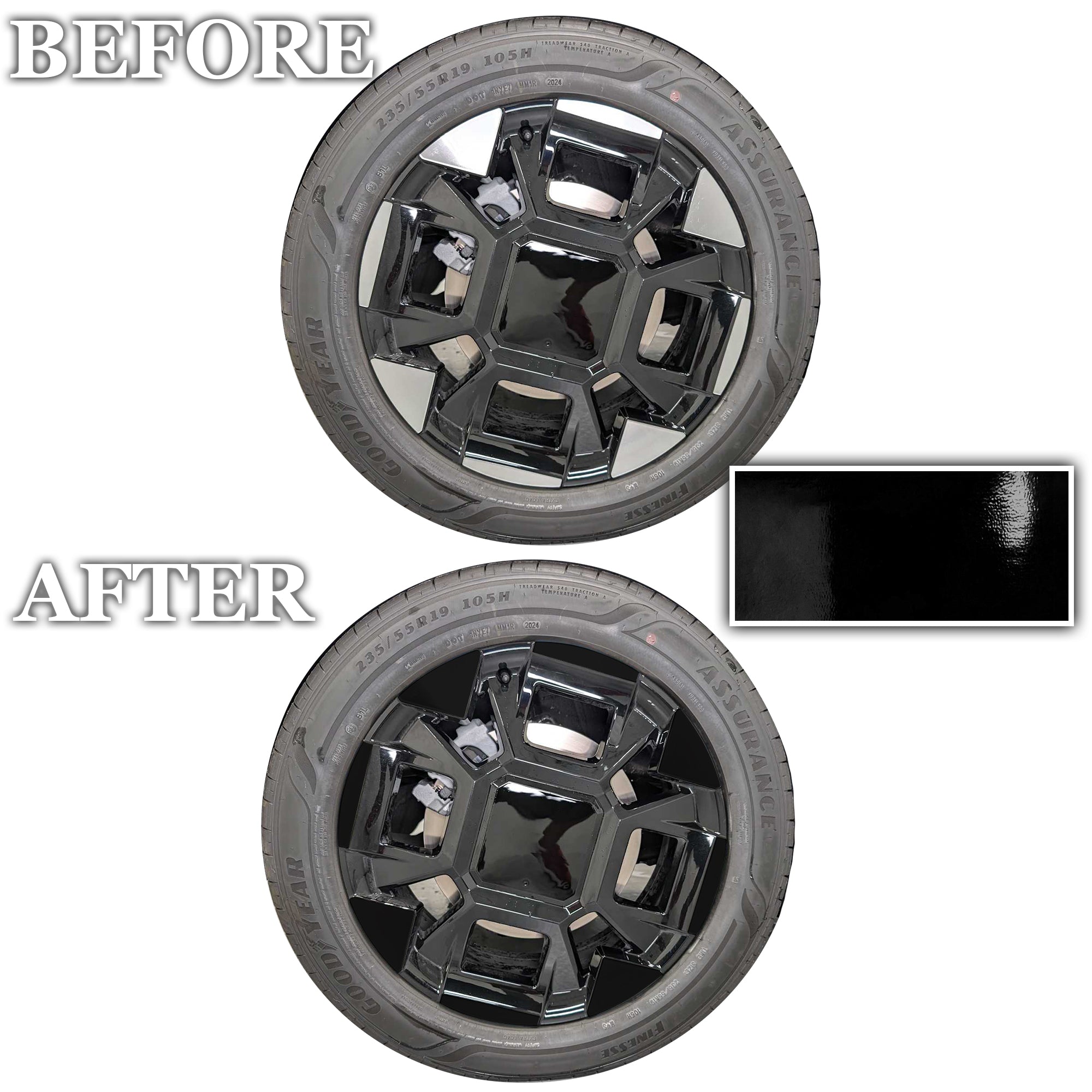 Kia Carnival 2022-2026 Blackout Chrome Delete Kit – Precut Gloss Black Vinyl Overlays