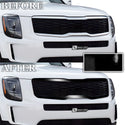 Window Vinyl Chrome Delete Trim Blackout Decal Stickers Overlay Film Fits Kia Telluride 2020 - 2024