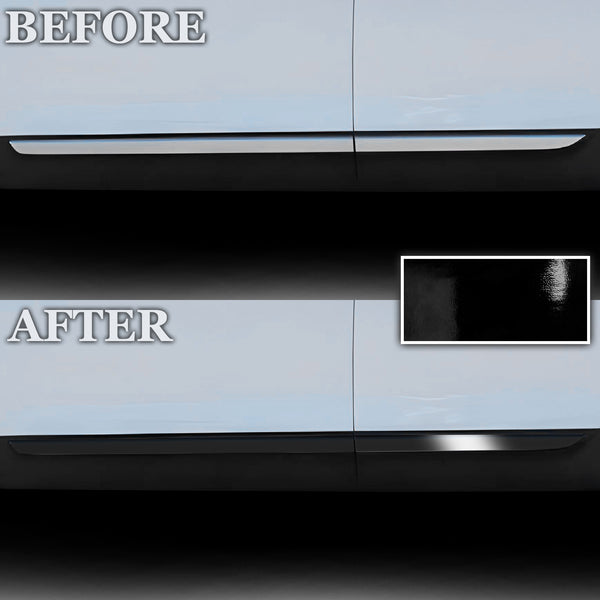 Window Vinyl Chrome Delete Trim Blackout Decal Stickers Overlay Film Fits Kia Telluride 2020 - 2024