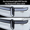 Full Headlight Taillight Precut Smoked PPF Tint Kit Film Overlay Fits Rivian R1S 2022-2024