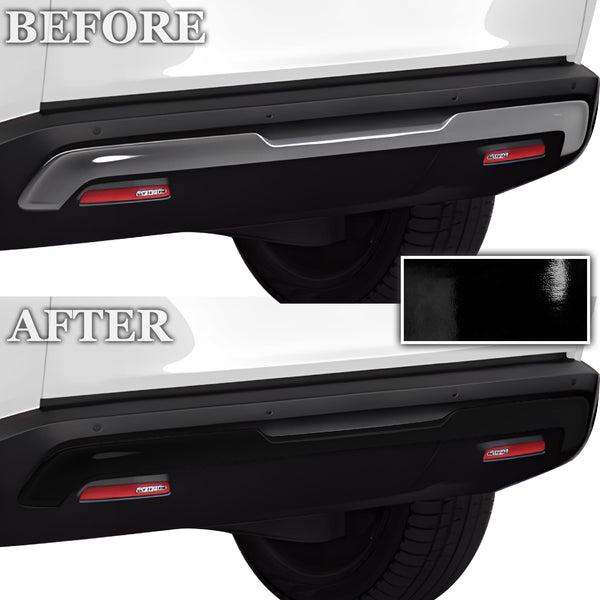 Vinyl Chrome Delete Grille Bezel Lip Side Window Blackout Decal Stickers Overlay Film Fits Rivian R1S 2022-2024