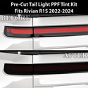 Full Headlight Taillight Precut Smoked PPF Tint Kit Film Overlay Fits Rivian R1S 2022-2024