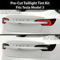Tesla Model 3 2024–2026 Dark Smoke Headlight & Taillight Tint Kit – Precut Vinyl Lens Overlays