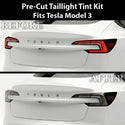 Tesla Model 3 2024–2026 Dark Smoke Headlight & Taillight Tint Kit – Precut Vinyl Lens Overlays