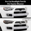Toyota 4Runner 2014–2024 Dark Smoke Headlight & Taillight Tint Kit – Precut Vinyl Lens Overlays