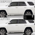 Toyota 4Runner 2014-2024 Blackout Chrome Delete Kit - Precut Gloss Black Vinyl Overlays