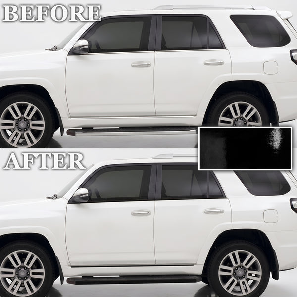 Toyota 4Runner 2014-2024 Blackout Chrome Delete Kit - Precut Gloss Black Vinyl Overlays