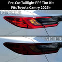 Fits Toyota Camry 2025+ Full Headlight Taillight Precut Smoked PPF Tint Kit Film Overlay