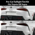 Toyota Supra 2020–2026 Dark Smoke Headlight & Taillight Tint Kit – Precut Vinyl Lens Overlays