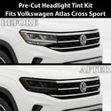 Volkswagen Atlas Cross Sport 2020–2023 Dark Smoke Headlight & Taillight Tint Kit – Precut Vinyl Lens Overlays