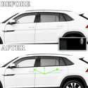 Volkswagen Atlas Cross Sport 2020-2026 Blackout Chrome Delete Kit - Precut Gloss Black Vinyl Overlays