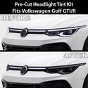 Volkswagen Golf 2022–2026 Dark Smoke Headlight & Taillight Tint Kit – Precut Vinyl Lens Overlays
