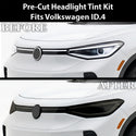 Volkswagen ID.4 2021–2026 Dark Smoke Headlight & Taillight Tint Kit – Precut Vinyl Lens Overlays