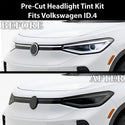 Volkswagen ID.4 2021–2026 Dark Smoke Headlight & Taillight Tint Kit – Precut Vinyl Lens Overlays