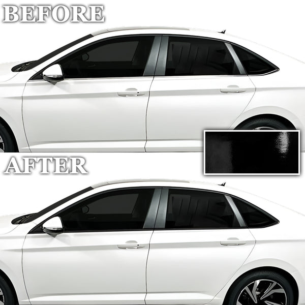 Fits Volkswagen Jetta 2025-2026 Vinyl Chrome Delete Grille Blackout Decal Stickers Overlay Film