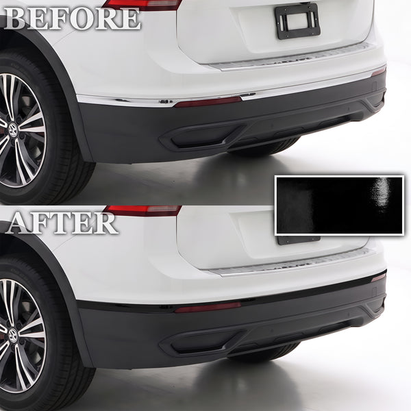 Volkswagen Tiguan 2018-2024 Blackout Chrome Delete Kit - Precut Gloss Black Vinyl Overlays