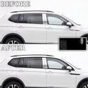 Volkswagen Tiguan 2018-2024 Blackout Chrome Delete Kit - Precut Gloss Black Vinyl Overlays
