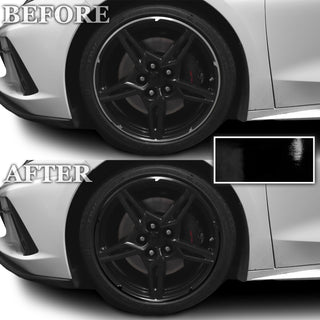 B4af chevrolet corvette c8 wheel chrome delete gloss black
