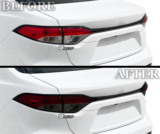 Full Headlight Taillight Precut Smoked PPF Tint Kit Film Overlay Fits Toyota Corolla