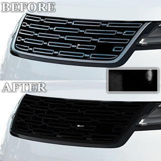 Vinyl Chrome Delete Blackout Decal Stickers Overlay Film Fits Land Rover Range Rover Velar 2018+