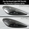 Full Headlight Taillight Precut Smoked PPF Tint Kit Film Overlay Fits Porsche Cayenne