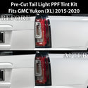 Full Headlight Taillight Precut Smoked PPF Tint Kit Film Overlay Fits GMC Yukon 2015-2020