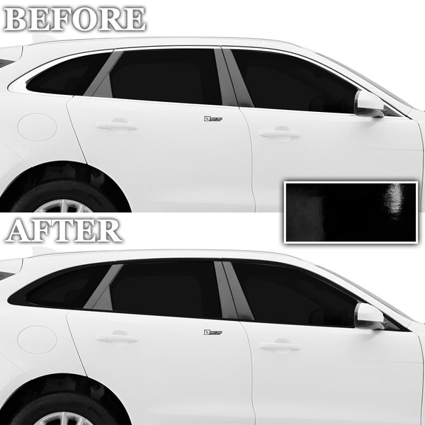 Vinyl Chrome Delete Blackout Decal Stickers Overlay Film Fits Jaguar F-Pace 2017-2020