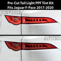 Full Headlight Taillight Precut Smoked PPF Tint Kit Film Overlay Cover Fits Jaguar F-Pace 2017-2020