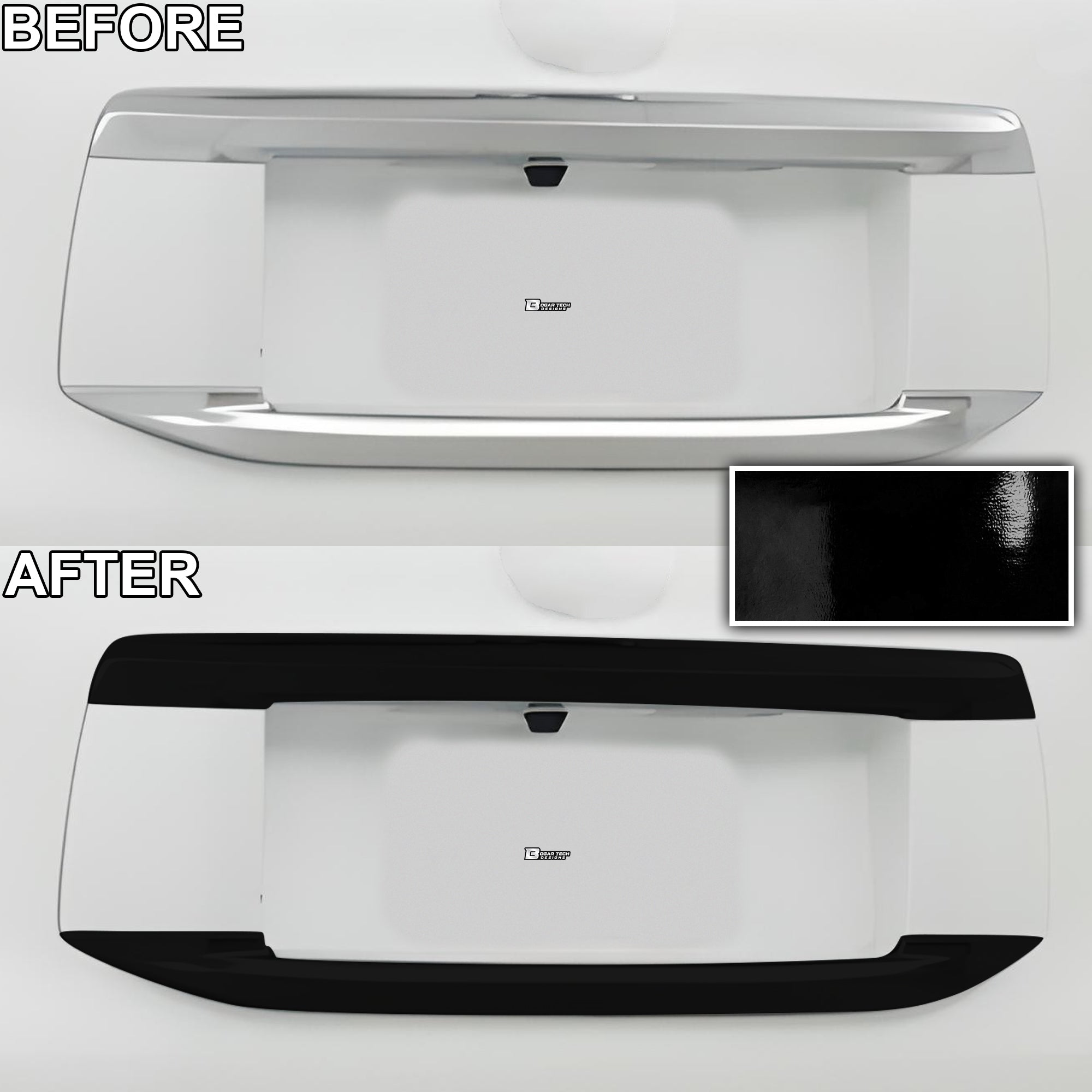 Vinyl Chrome Delete Blackout Decal Stickers Overlay Film Fits Lexus GX 2010 - 2023 - Bogar Tech Designs